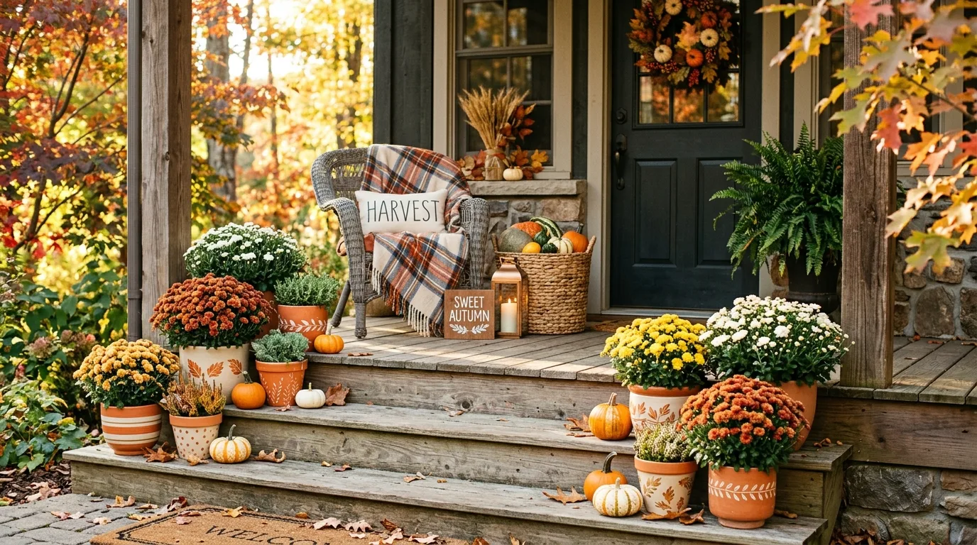 12 Adorable Cute Fall Plant Pot Ideas for Autumn Decor