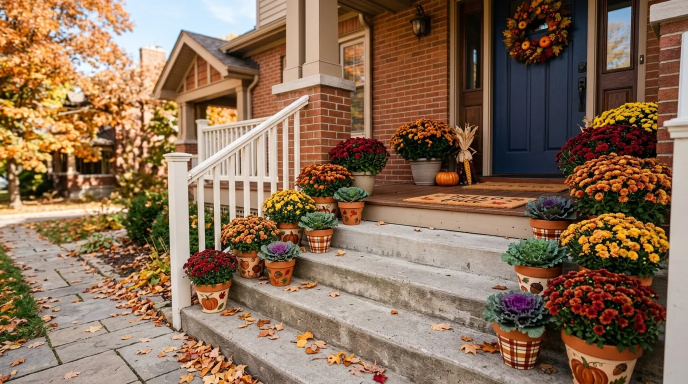 12 Adorable Cute Fall Plant Pot Ideas for Autumn Decor idea 3