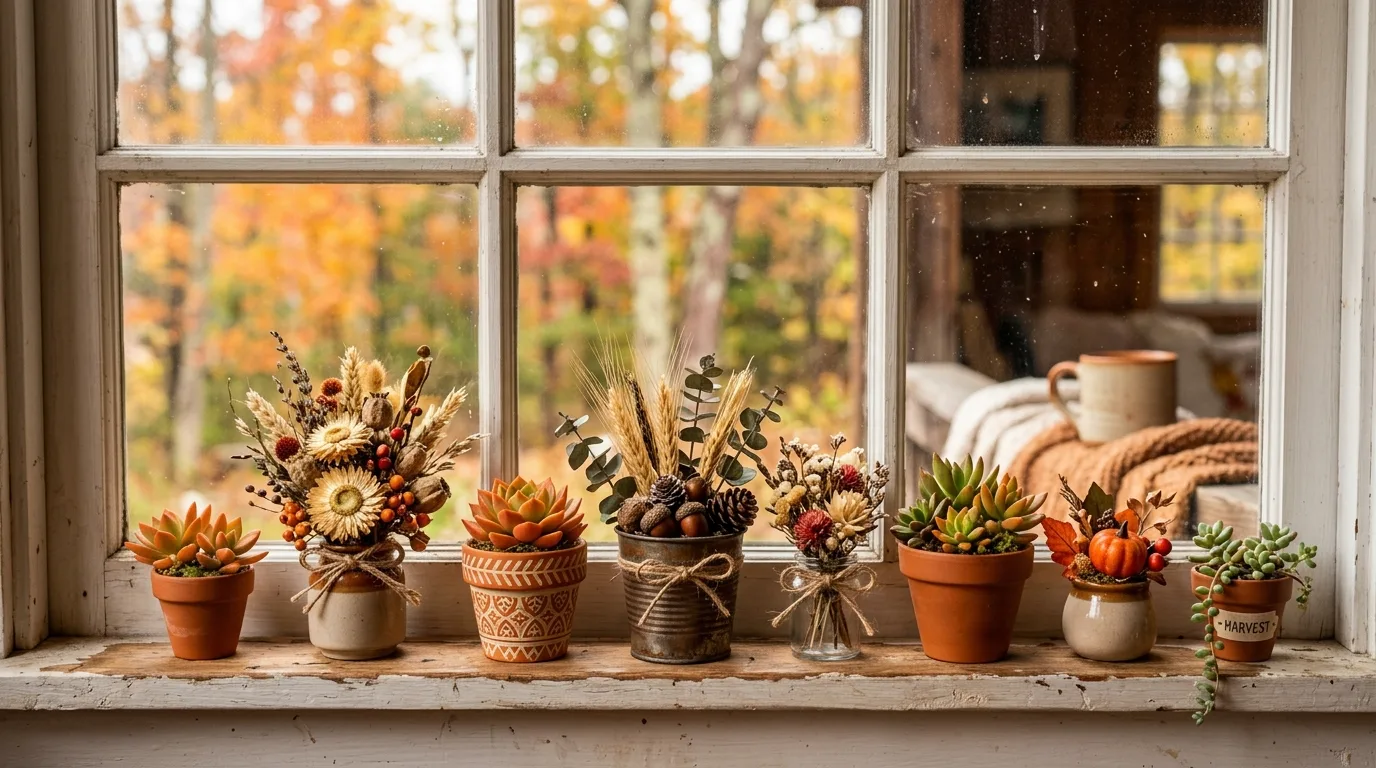 12 Adorable Cute Fall Plant Pot Ideas for Autumn Decor idea 7