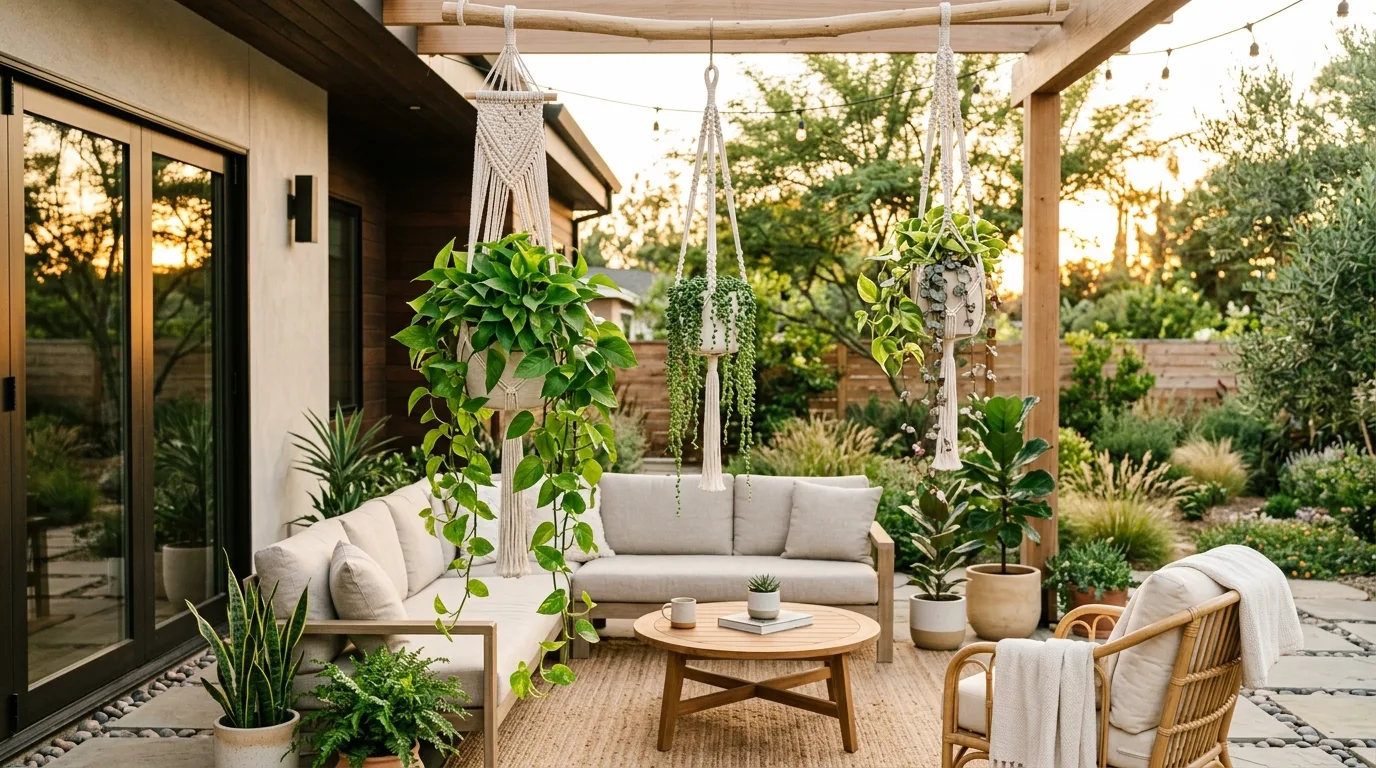 15 Beautiful Hanging Plant Ideas for Porch and Patio Decor idea 2