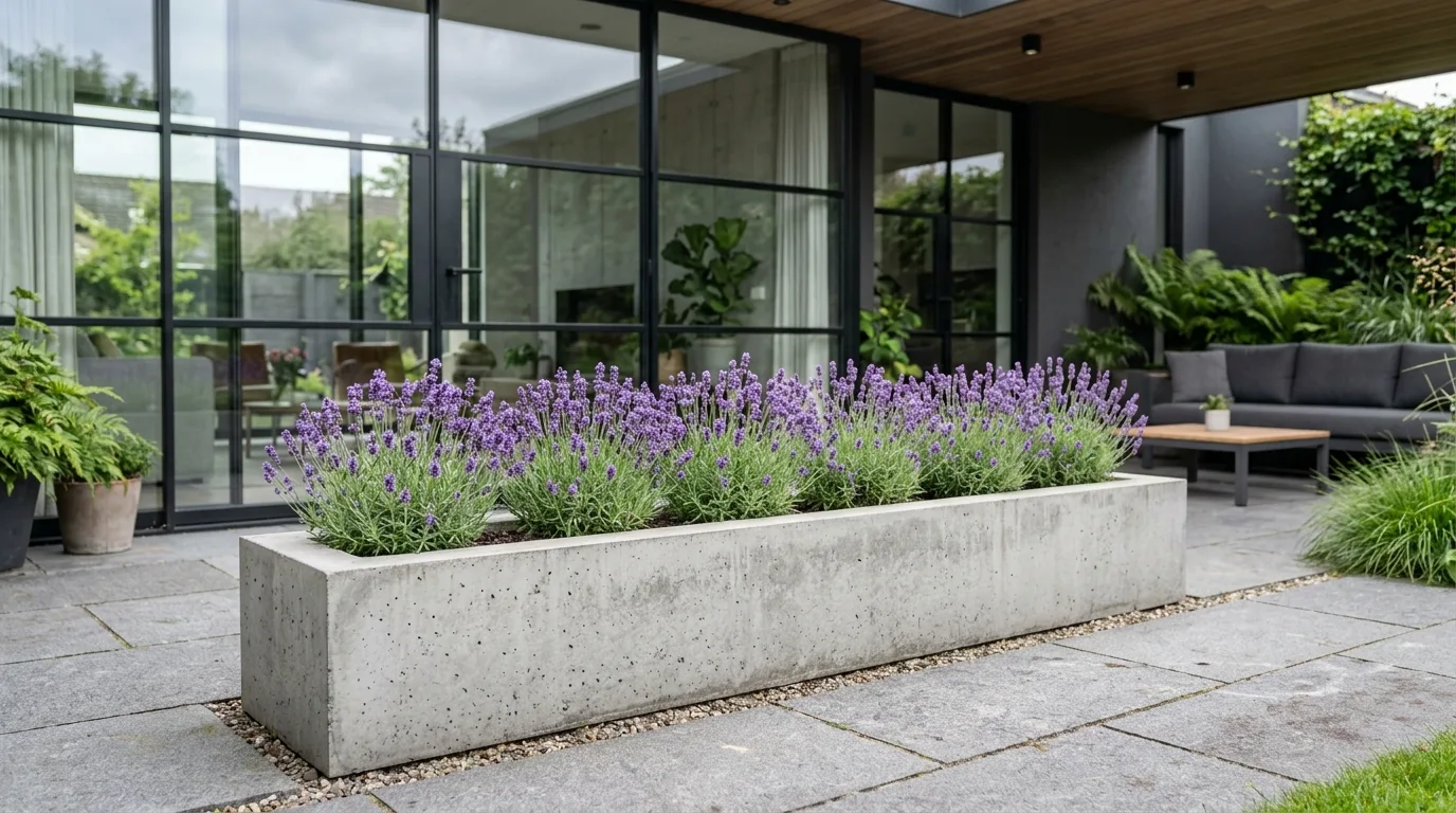 12 Beautiful Lavender Planters for a Fragrant Patio Display idea 8