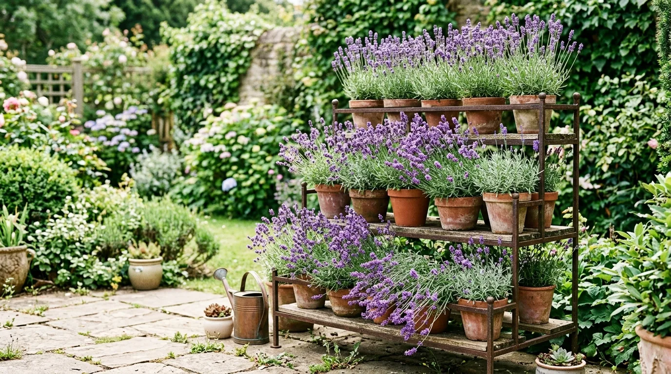 12 Beautiful Lavender Planters for a Fragrant Patio Display idea 9