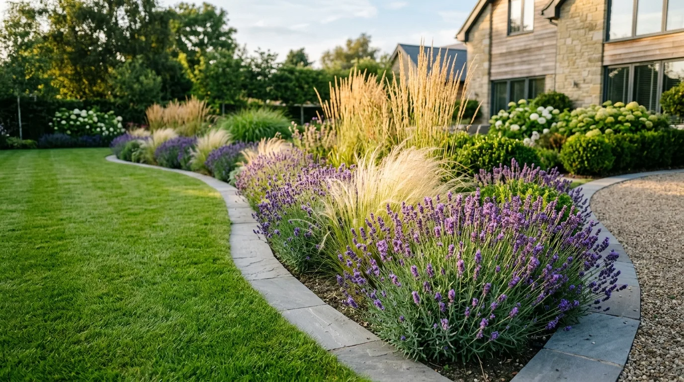 13 Beautiful Low Maintenance Garden Border Ideas for Busy Gardeners