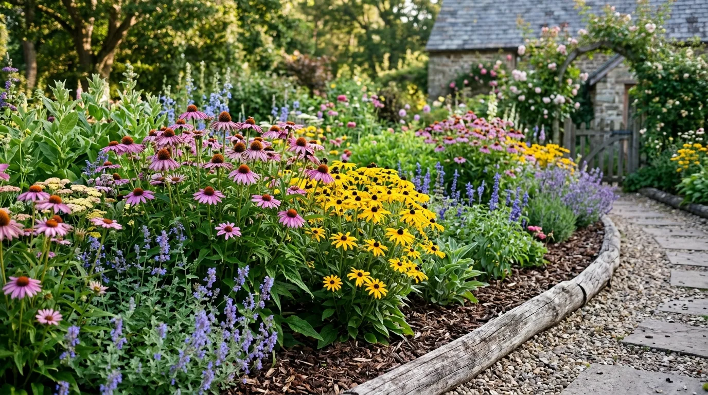 13 Beautiful Low Maintenance Garden Border Ideas for Busy Gardeners idea 3