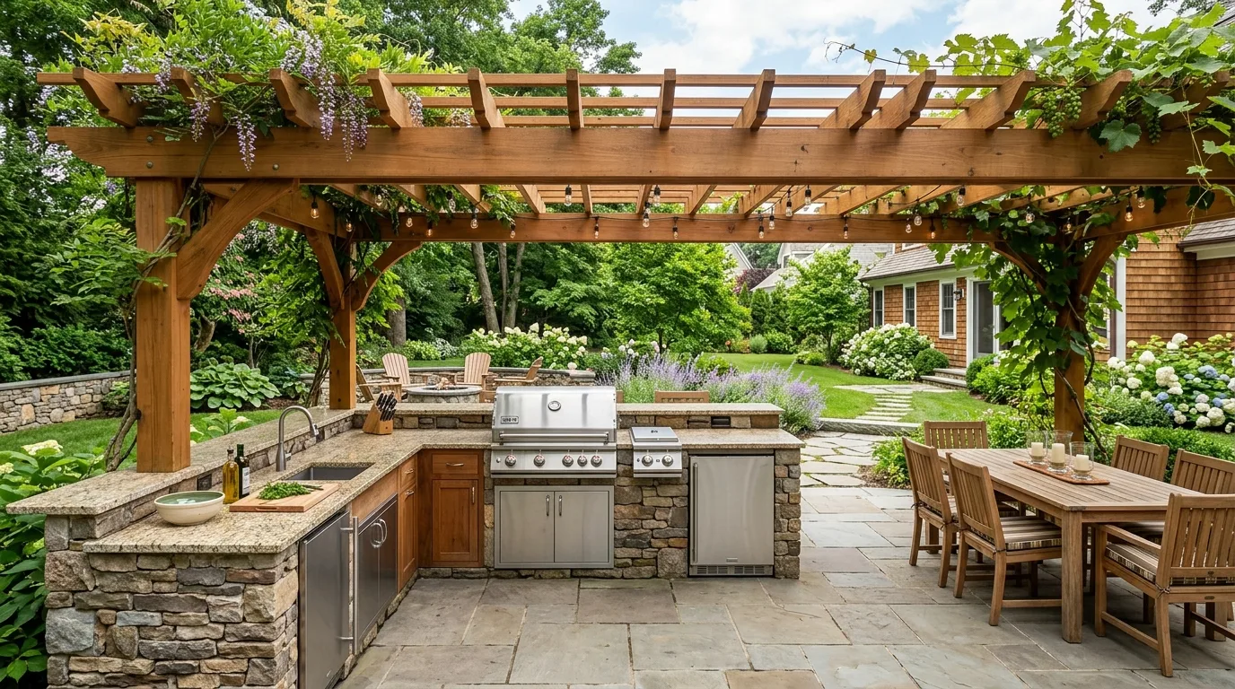 14 Beautiful Pergola Ideas to Finally Upgrade Your Backyard idea 9