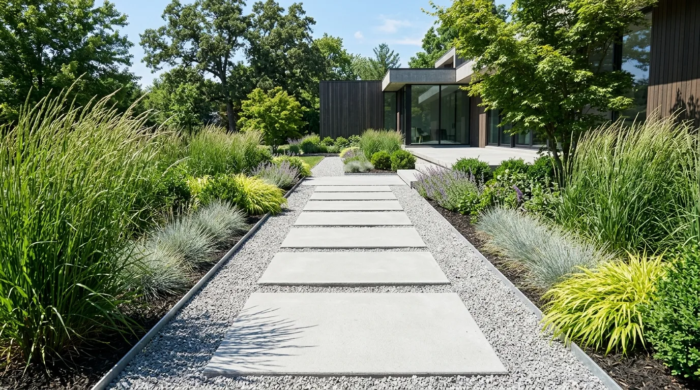 14 Beautiful Stepping Stone Pathway Ideas for Garden Charm idea 2