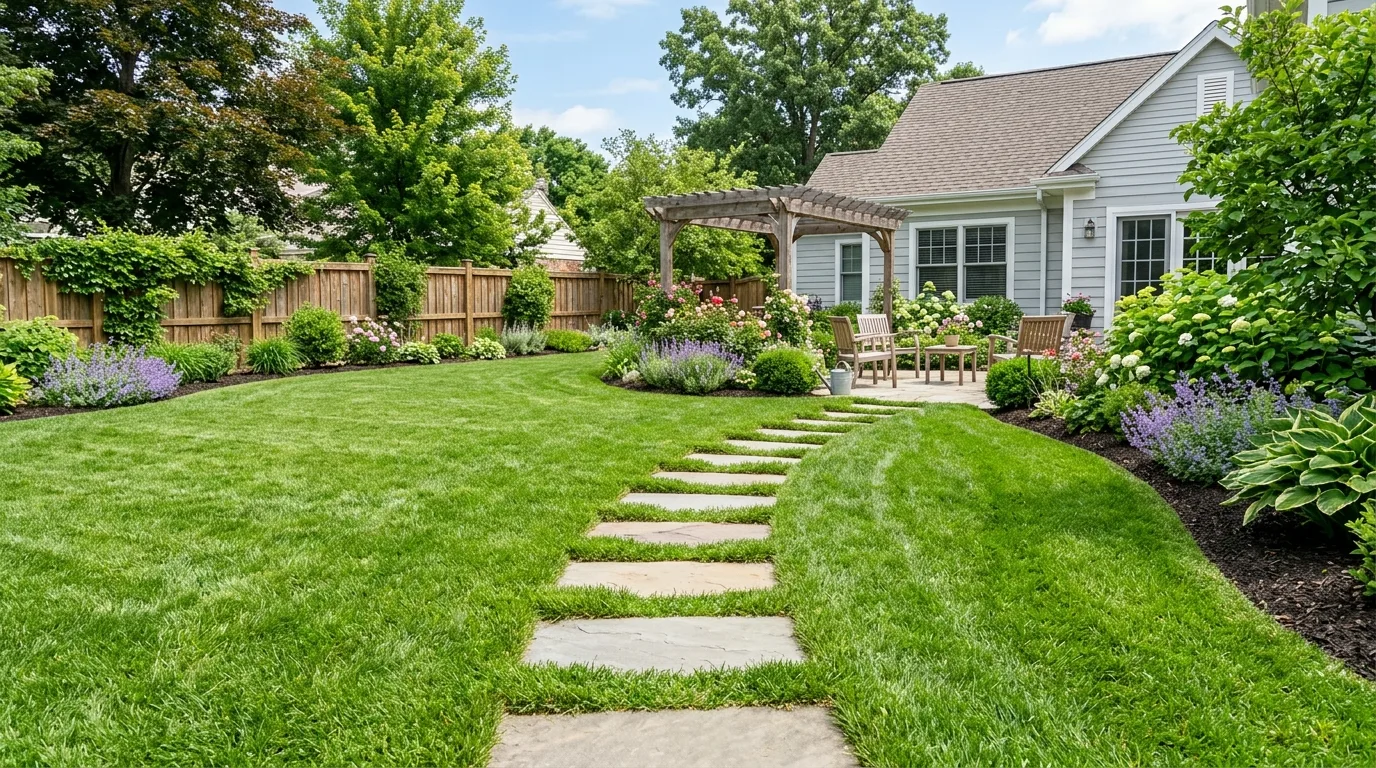 14 Beautiful Stepping Stone Pathway Ideas for Garden Charm idea 13