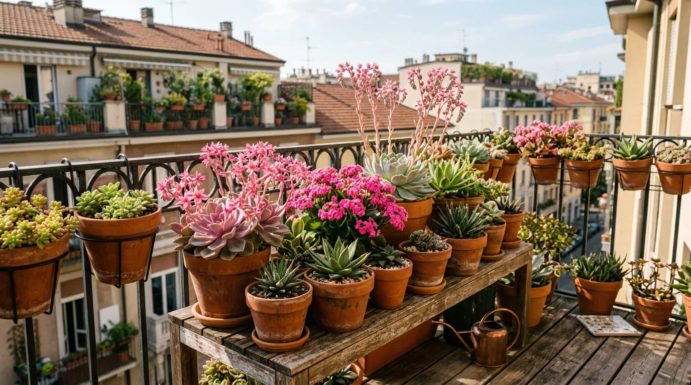 11 Beautiful Succulents with Pink Flowers for a Pop of Color idea 8