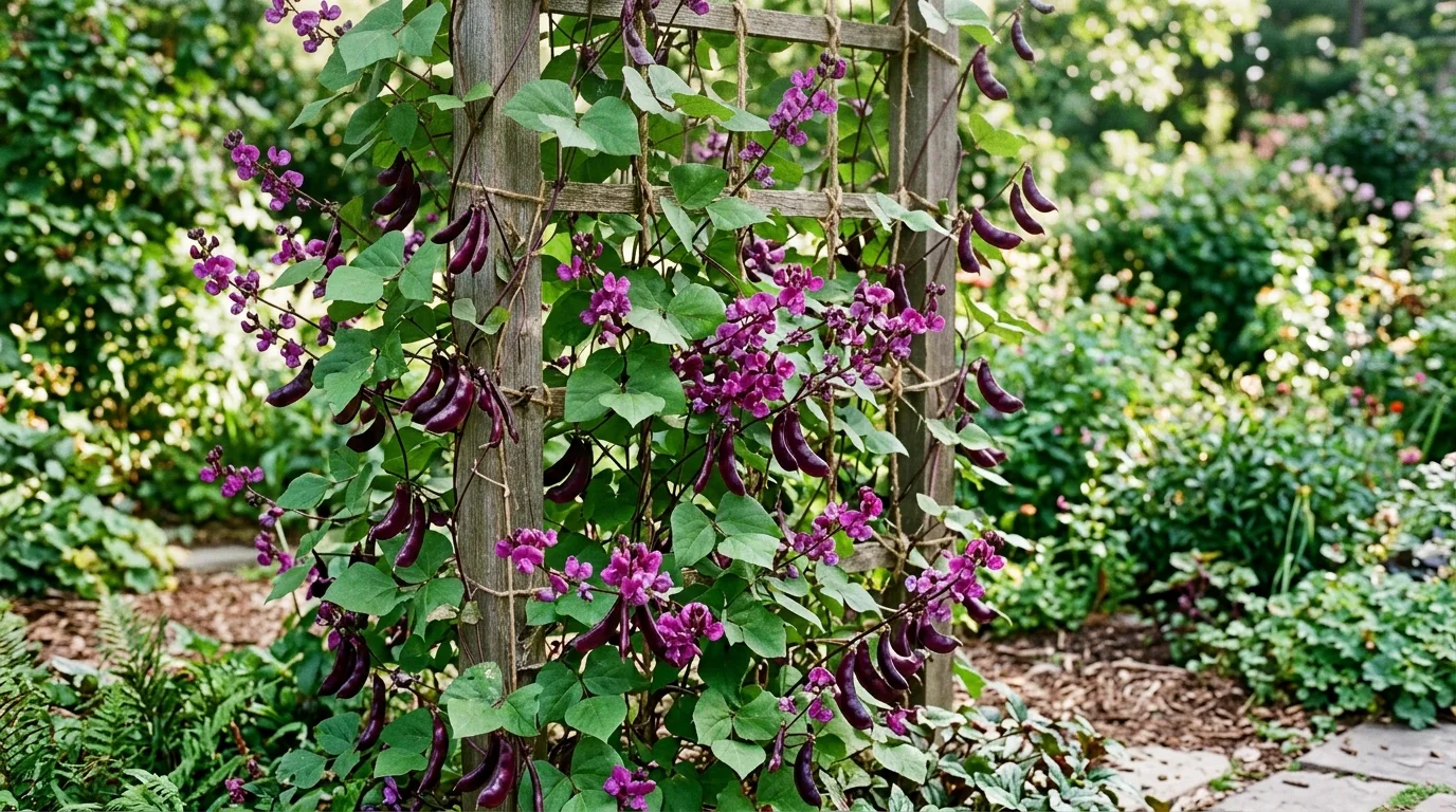 12 Beautiful Vine Plants with Purple Flowers for Vertical Interest idea 7