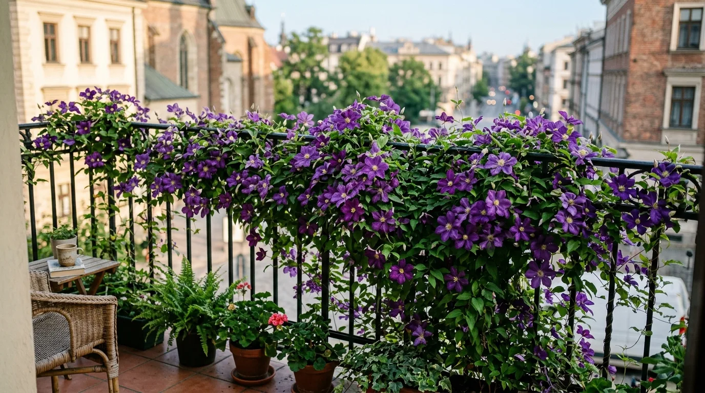 12 Beautiful Vine Plants with Purple Flowers for Vertical Interest idea 10