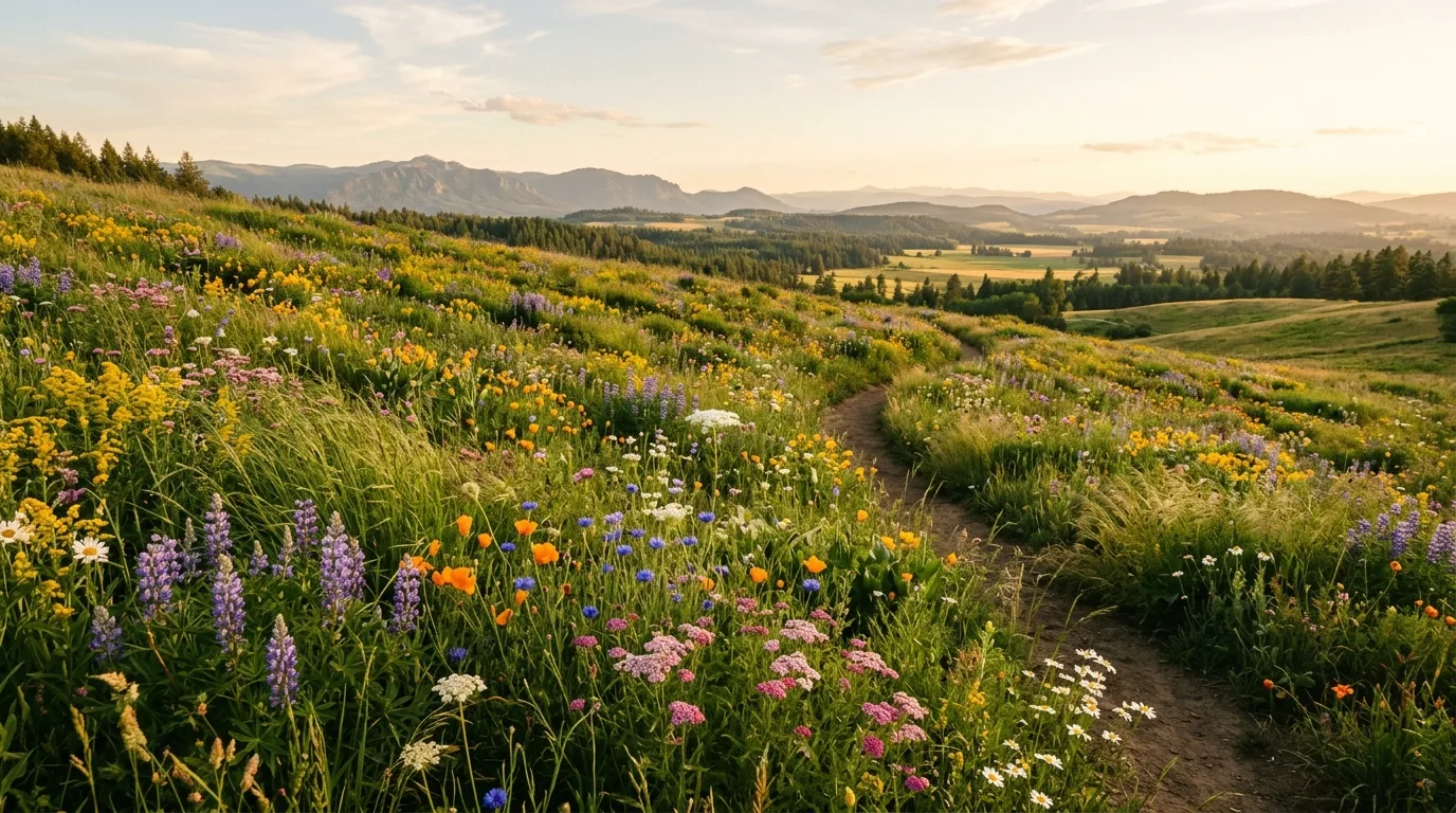 12 Beautiful Wildflower Gardens You Can Copy for Natural Beauty idea 3
