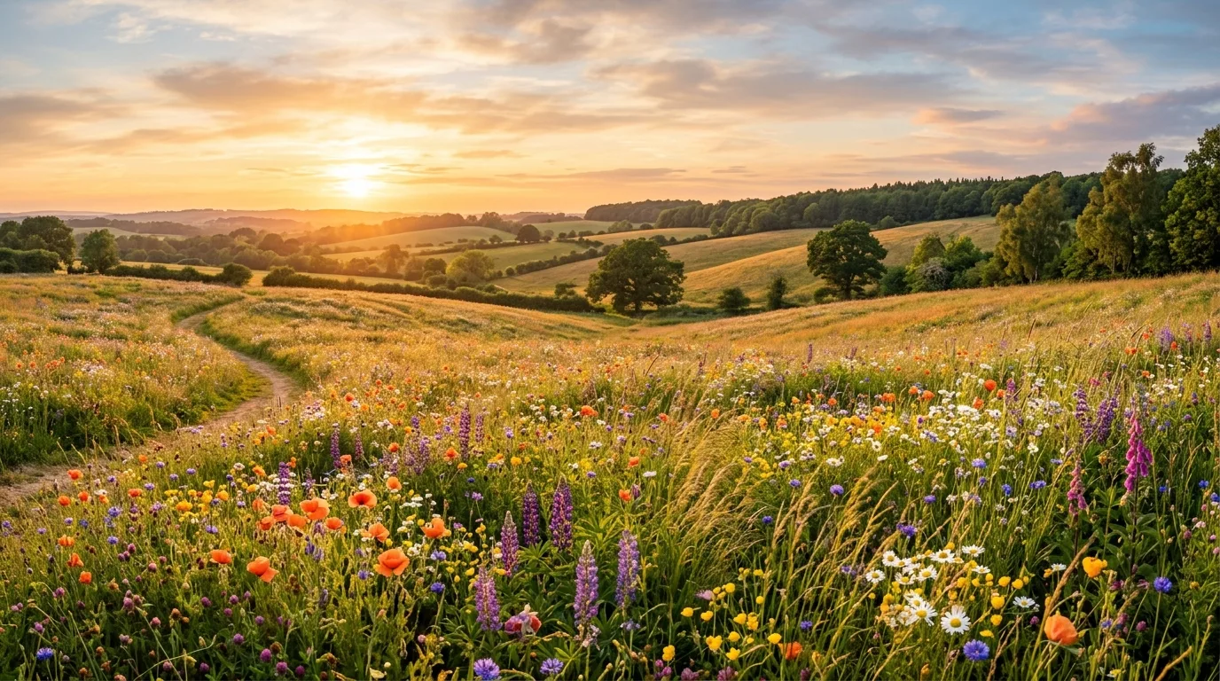 12 Beautiful Wildflower Gardens You Can Copy for Natural Beauty idea 12