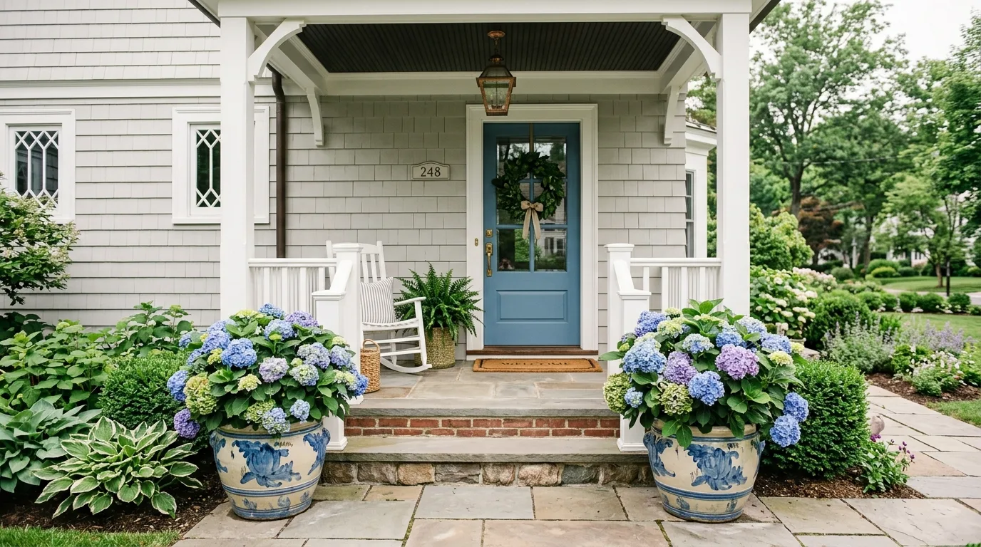 12 Breathtaking Hydrangea Landscaping Ideas for Curb Appeal idea 4