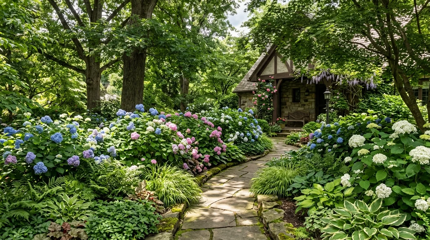 12 Breathtaking Hydrangea Landscaping Ideas for Curb Appeal idea 5