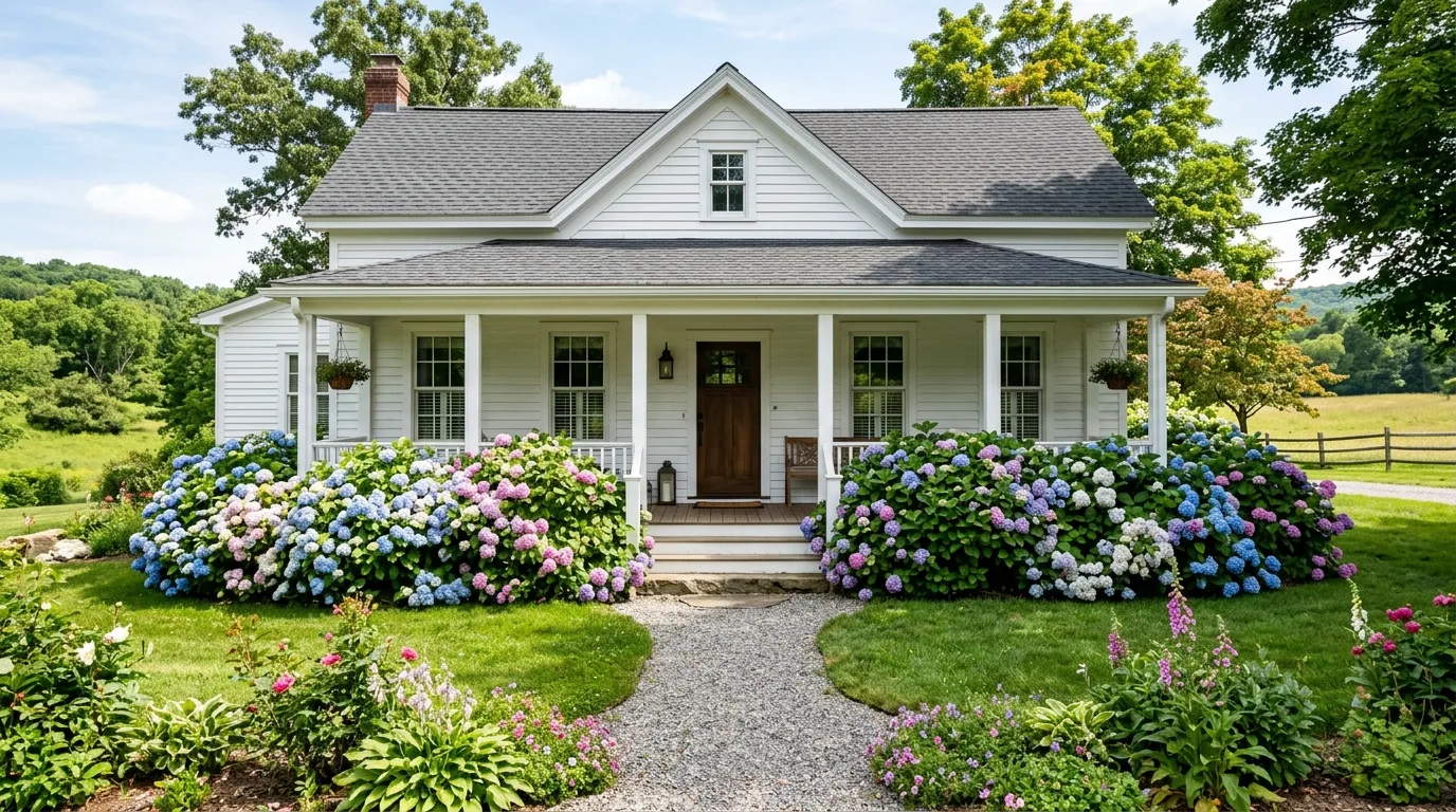 12 Breathtaking Hydrangea Landscaping Ideas for Curb Appeal idea 10