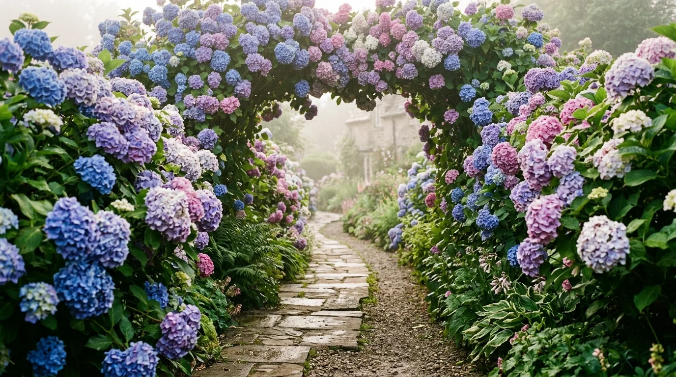 12 Breathtaking Hydrangea Landscaping Ideas for Curb Appeal idea 11
