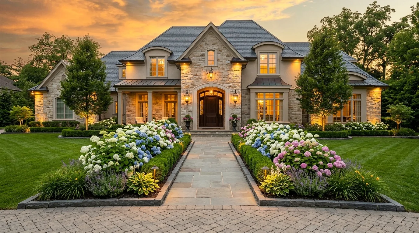 12 Breathtaking Hydrangea Landscaping Ideas for Curb Appeal idea 12