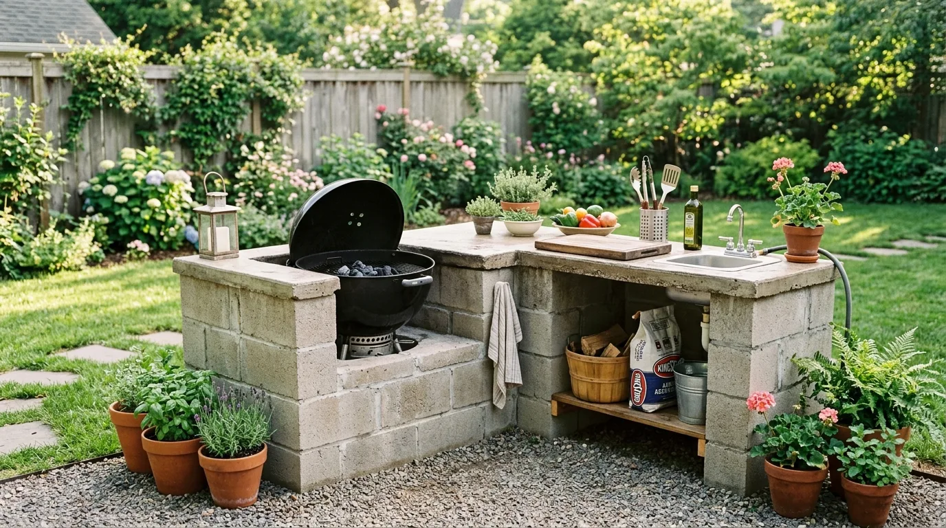13 Budget Cheap Outdoor Kitchen Ideas to Cook and Dine Al Fresco idea 3