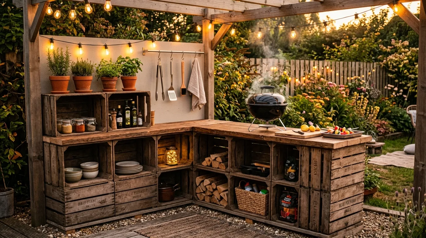 13 Budget Cheap Outdoor Kitchen Ideas to Cook and Dine Al Fresco idea 12