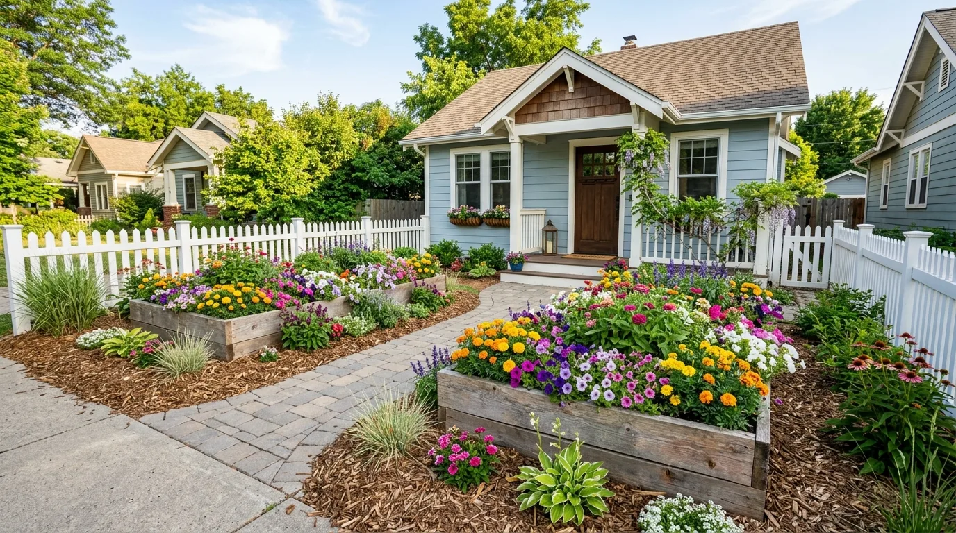 15 Budget Friendly Front Yard Landscaping Ideas That Look Expensive idea 8