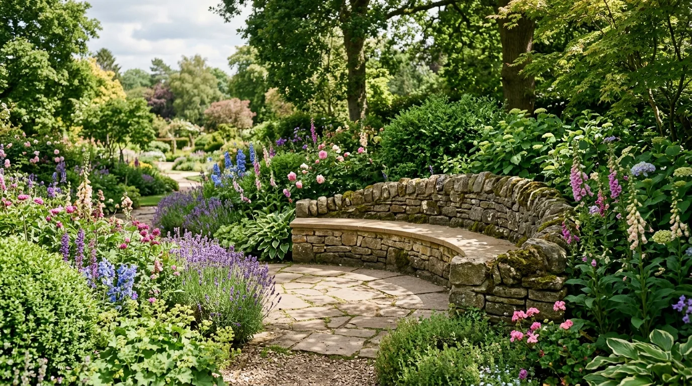 12 Charming Cozy Garden Bench Ideas for Relaxing Outdoors idea 5