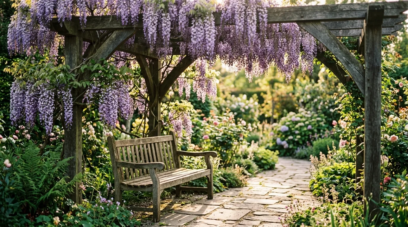 12 Charming Cozy Garden Bench Ideas for Relaxing Outdoors idea 7