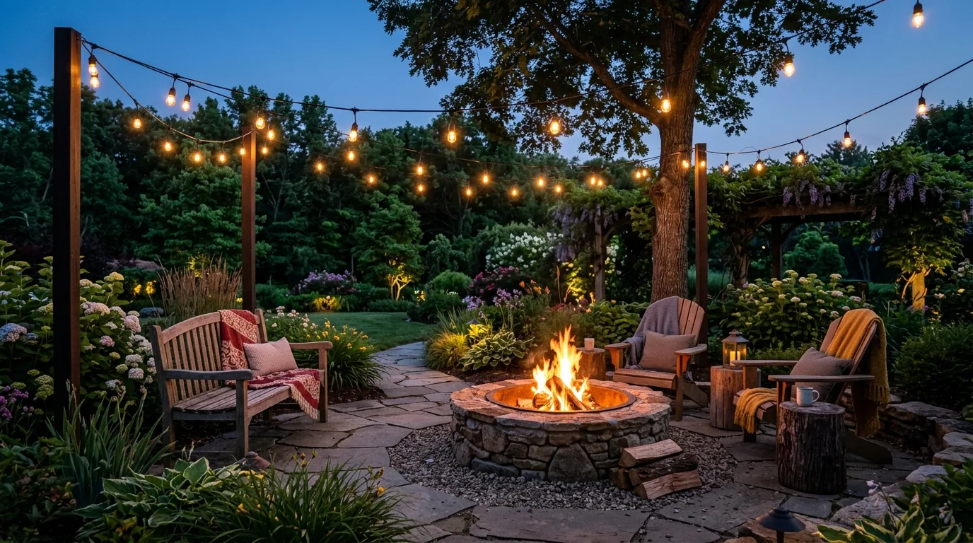 12 Charming Cozy Garden Bench Ideas for Relaxing Outdoors idea 10