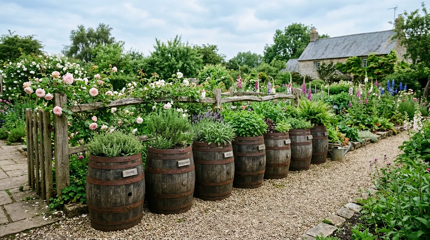 14 Charming Rustic Planter Ideas for Farmhouse Garden Style idea 3