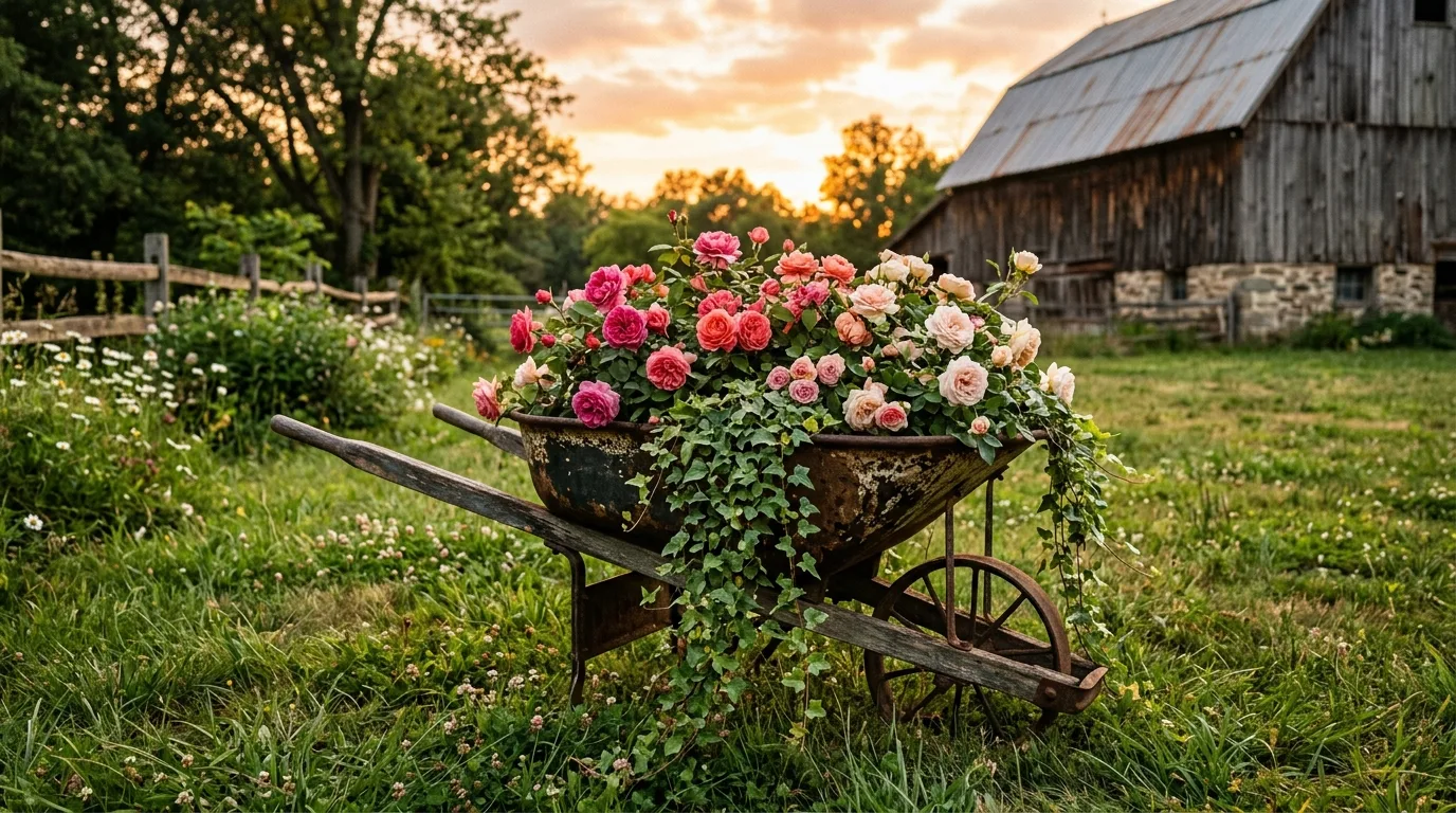 14 Charming Rustic Planter Ideas for Farmhouse Garden Style idea 4