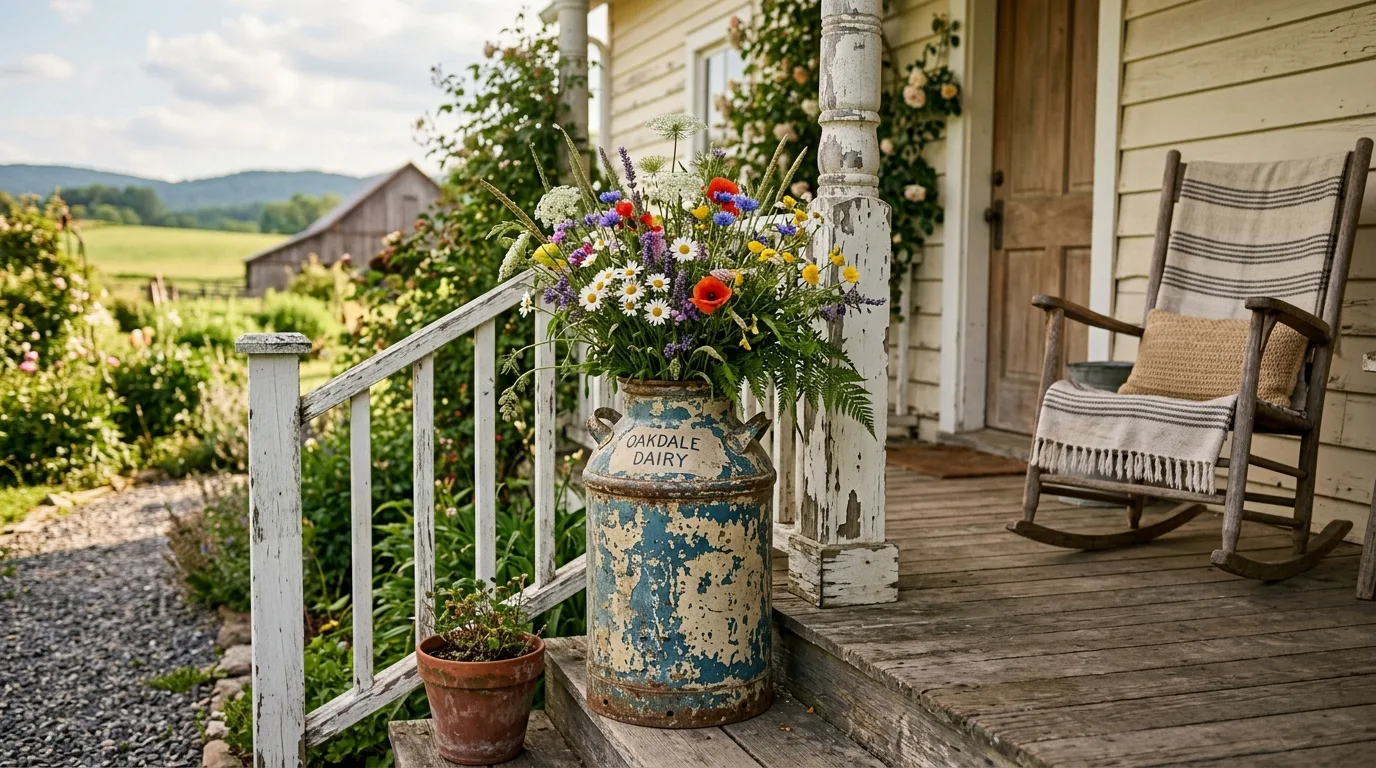14 Charming Rustic Planter Ideas for Farmhouse Garden Style idea 6