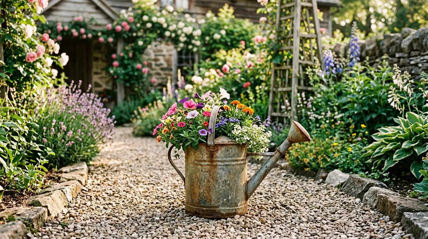 14 Charming Rustic Planter Ideas for Farmhouse Garden Style idea 11