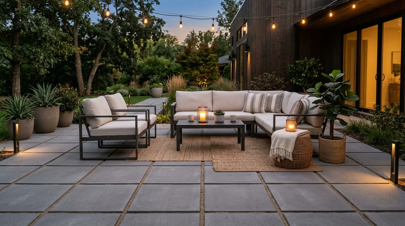 11 Cheap Patio Paver Ideas for a Stunning Outdoor Floor idea 11