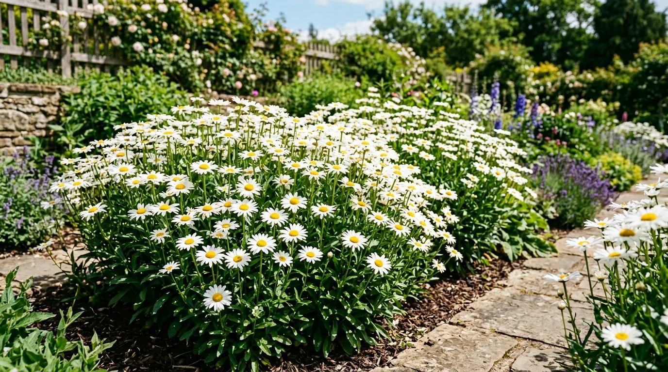 11 Cheerful White Flowers with Yellow Center Identification idea 2