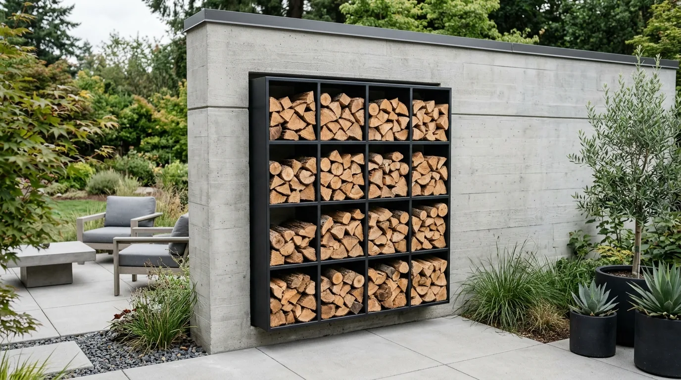 14 Clever Firewood Storage Ideas for Outdoors and Porches idea 2