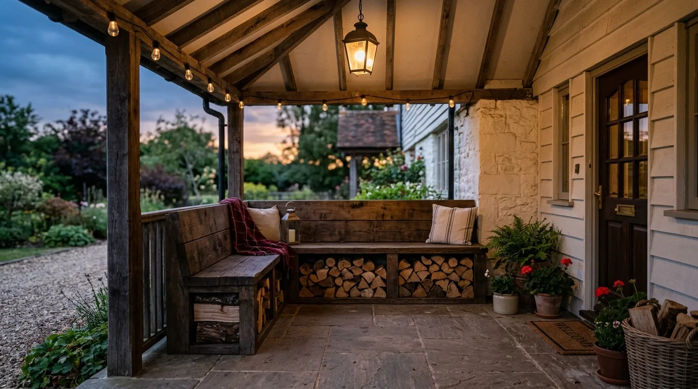 14 Clever Firewood Storage Ideas for Outdoors and Porches idea 3