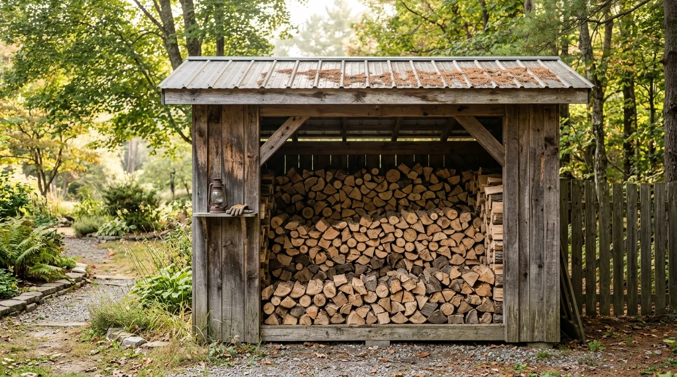 14 Clever Firewood Storage Ideas for Outdoors and Porches idea 4