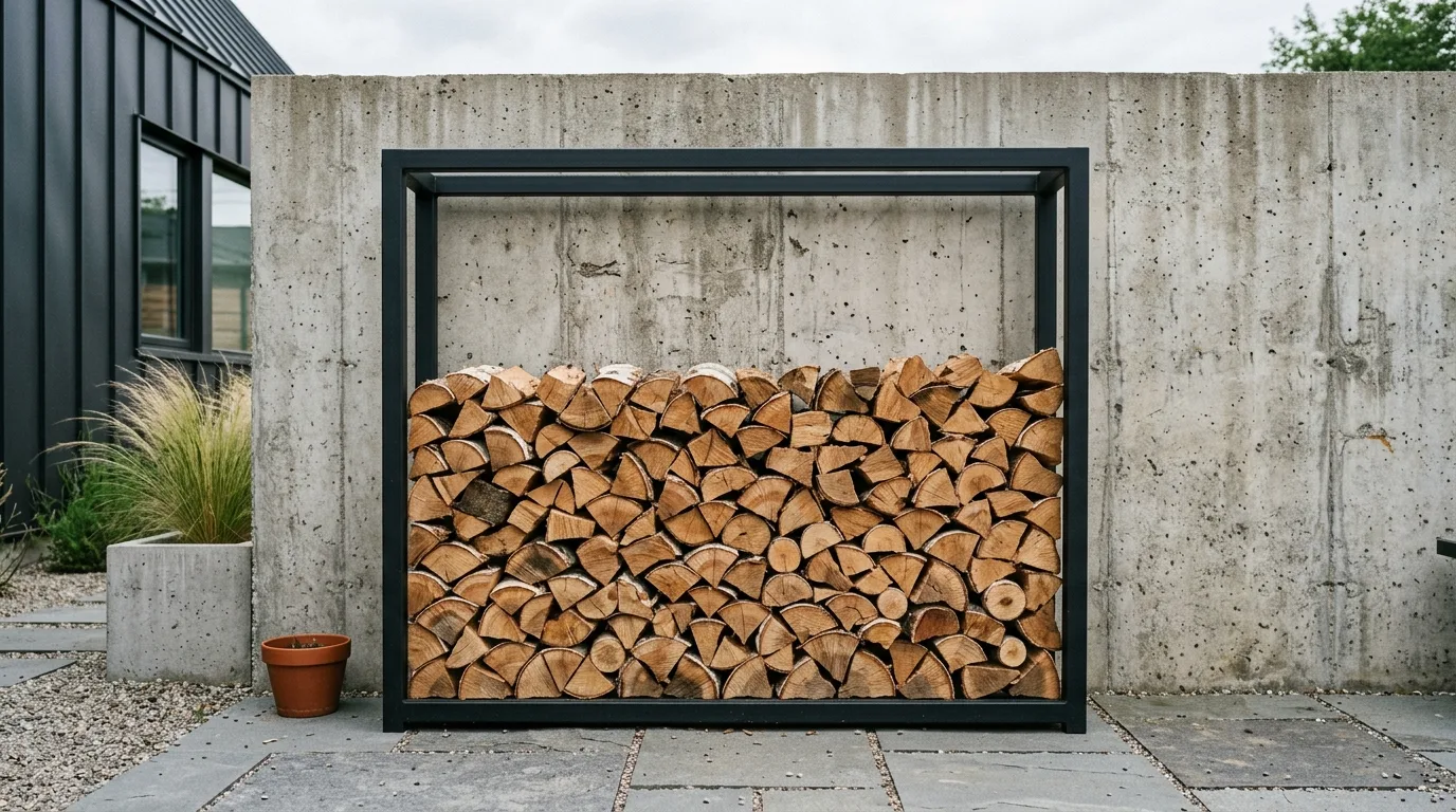 14 Clever Firewood Storage Ideas for Outdoors and Porches idea 8
