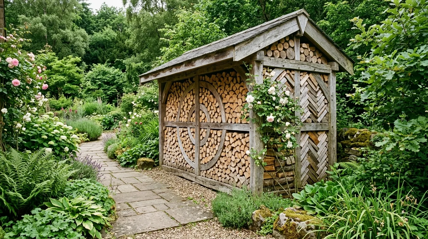 14 Clever Firewood Storage Ideas for Outdoors and Porches idea 9
