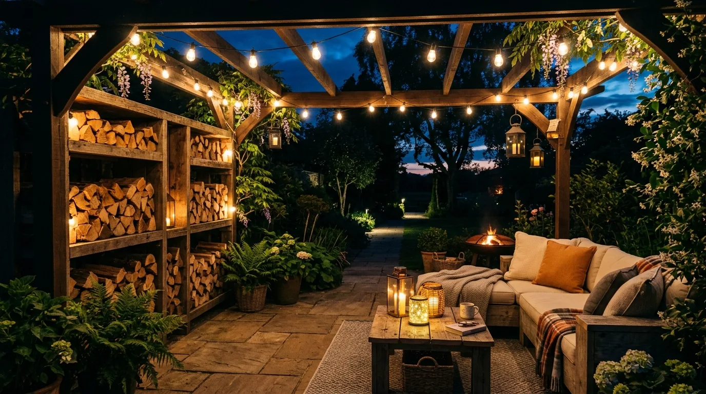 14 Clever Firewood Storage Ideas for Outdoors and Porches idea 12