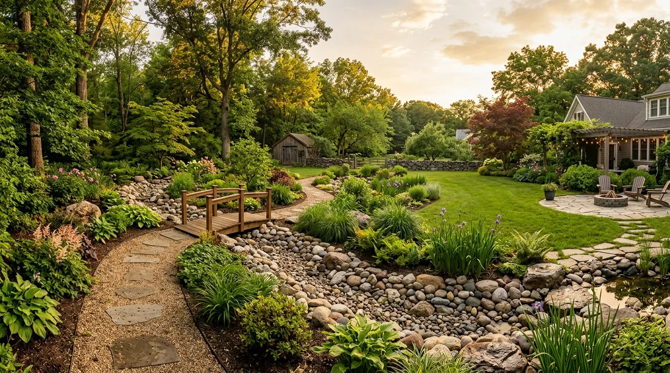 13 Clever Ways to Make a Drainage Ditch Look Good idea 13