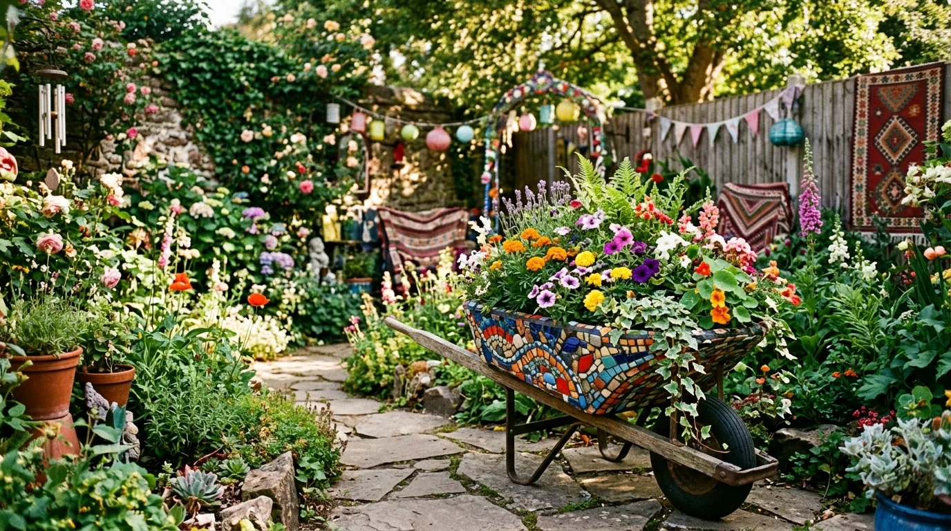 12 Clever Wheelbarrow Planter Ideas for Mobile Garden Charm idea 12