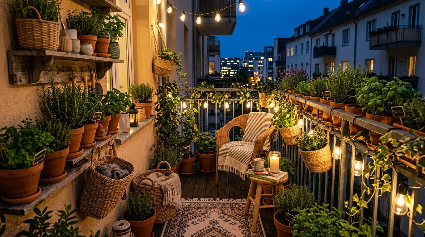 14 Cozy Boho Balcony Garden Ideas That You Can Create idea 3