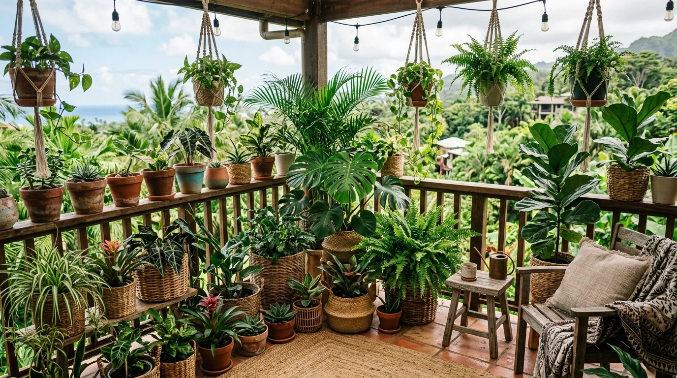 14 Cozy Boho Balcony Garden Ideas That You Can Create idea 9