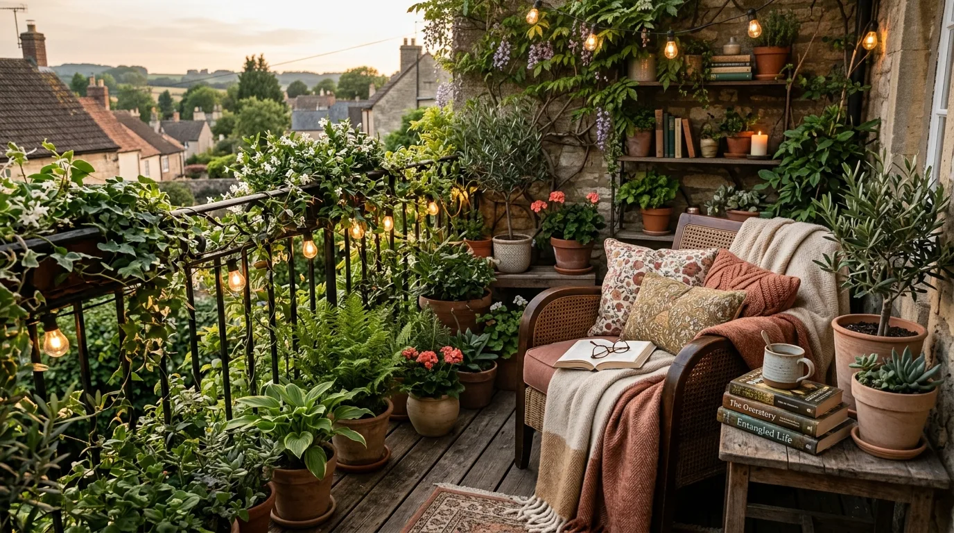14 Cozy Boho Balcony Garden Ideas That You Can Create idea 12