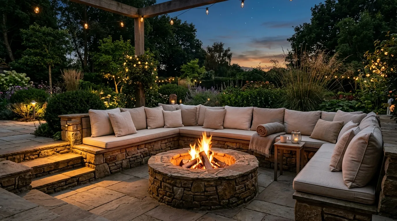 13 Cozy Outdoor Fire Pit Area Ideas for Backyard Gatherings idea 4