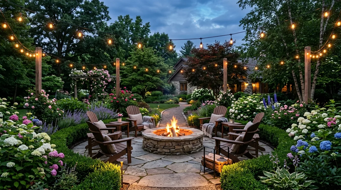 13 Cozy Outdoor Fire Pit Area Ideas for Backyard Gatherings idea 12