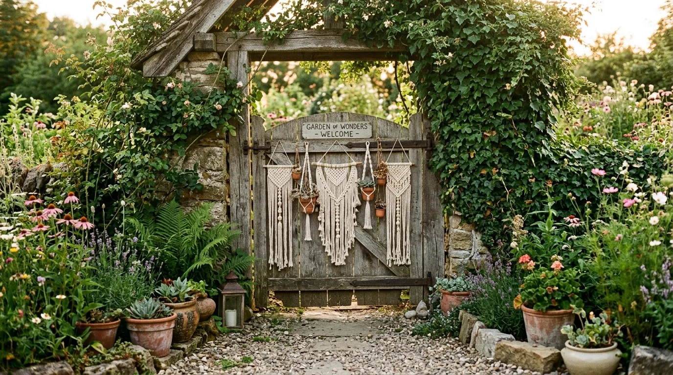 12 Creative Bohemian Garden Gate Ideas for Your Outdoor Space