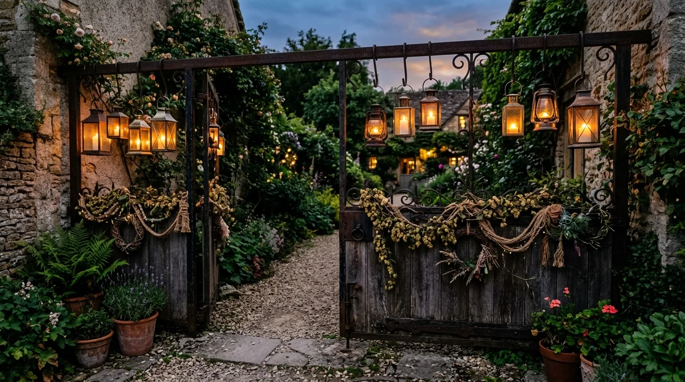 12 Creative Bohemian Garden Gate Ideas for Your Outdoor Space idea 3