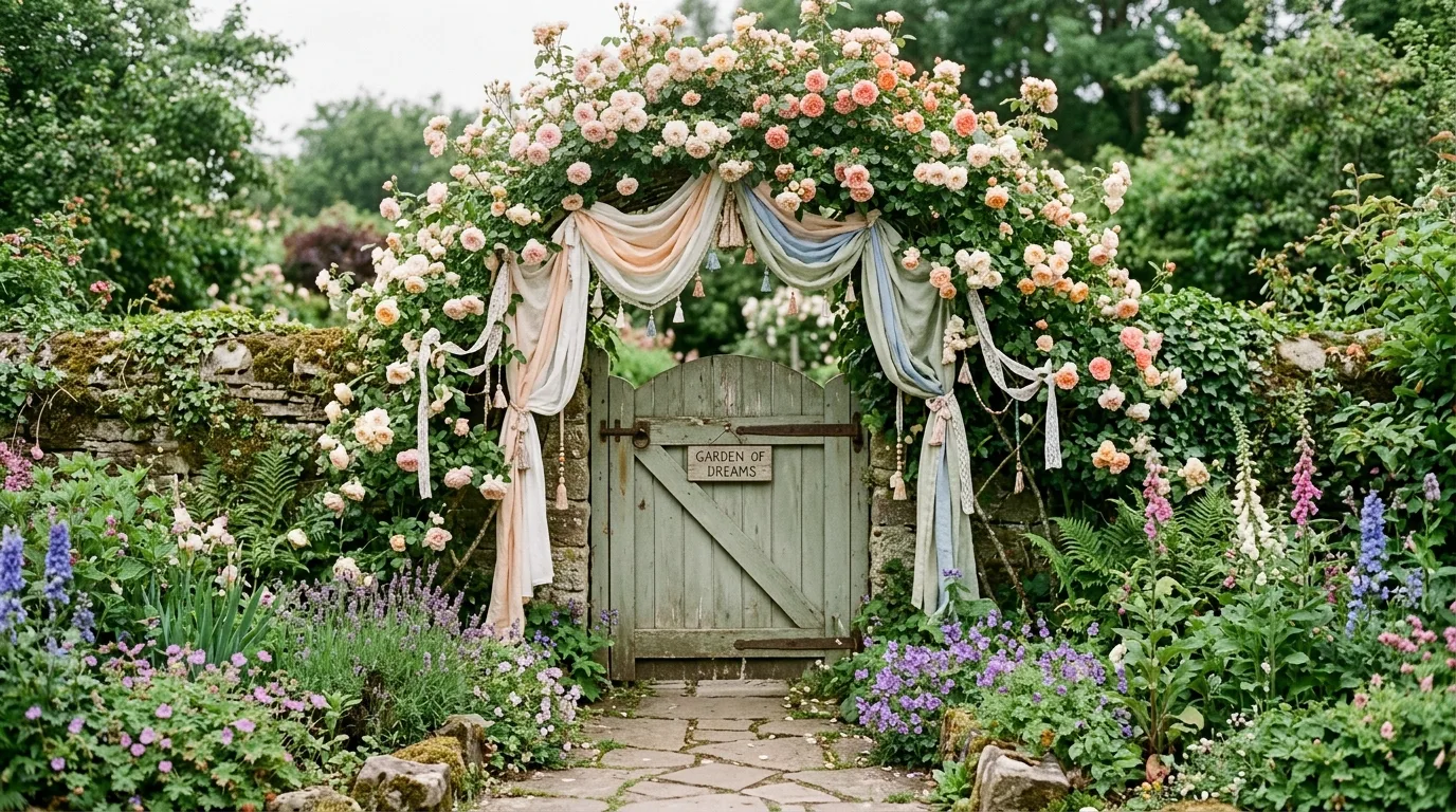 12 Creative Bohemian Garden Gate Ideas for Your Outdoor Space idea 4