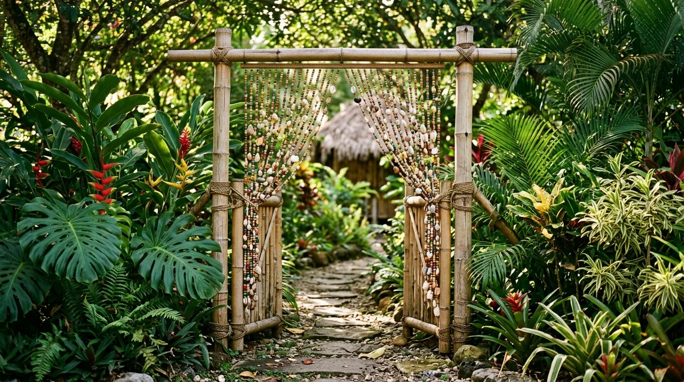 12 Creative Bohemian Garden Gate Ideas for Your Outdoor Space idea 6